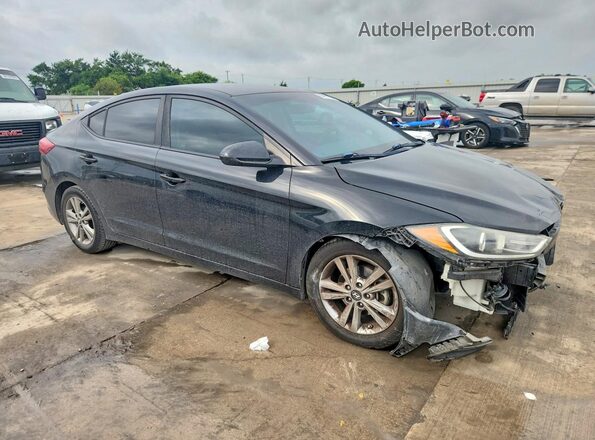 KMHD84LF5HU207176 2017 HYUNDAI ELANTRA Black Delantero derecho