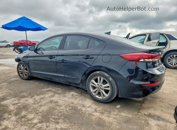 KMHD84LF5HU207176 2017 HYUNDAI ELANTRA Black Trasero izquierdo