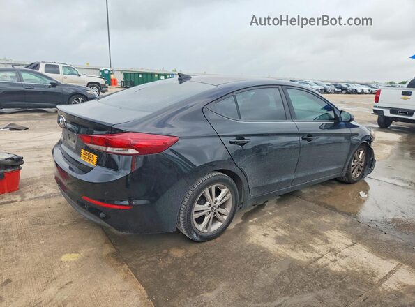KMHD84LF5HU207176 2017 HYUNDAI ELANTRA Black Trasero derecho