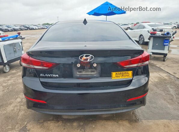 KMHD84LF5HU207176 2017 HYUNDAI ELANTRA Black Vista trasera