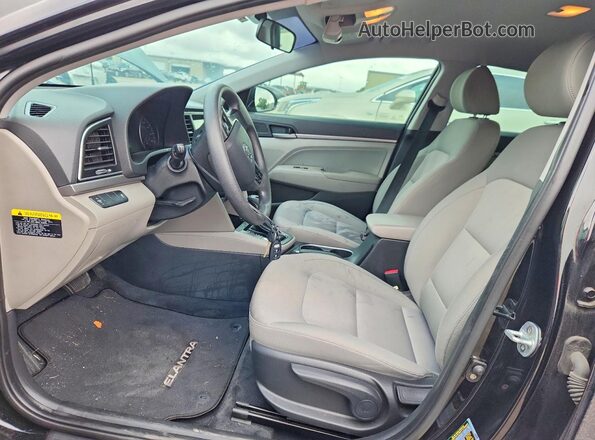 KMHD84LF5HU207176 2017 HYUNDAI ELANTRA Black Vista interior delantera