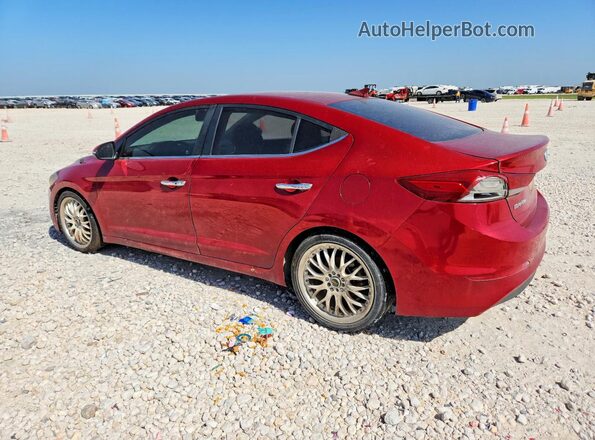 KMHD84LF5HU327964 2017 HYUNDAI ELANTRA Red Tył lewy