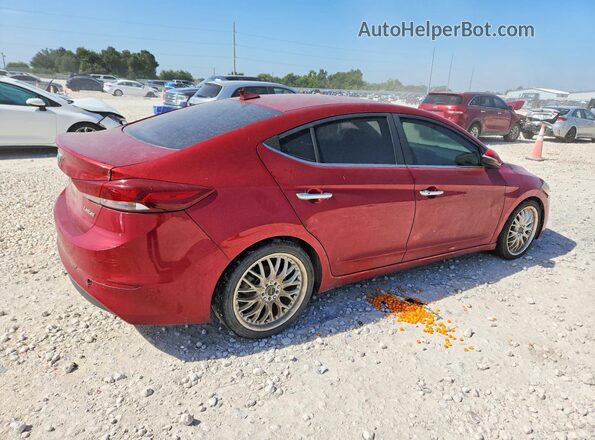 KMHD84LF5HU327964 2017 HYUNDAI ELANTRA Red Tył prawy