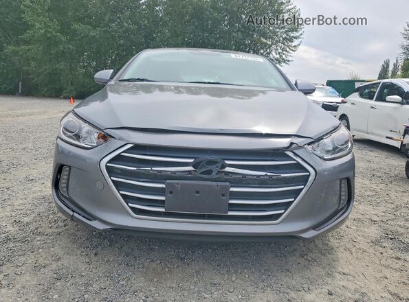 KMHD84LF5HU386755 2017 HYUNDAI ELANTRA Gray Вид спереду