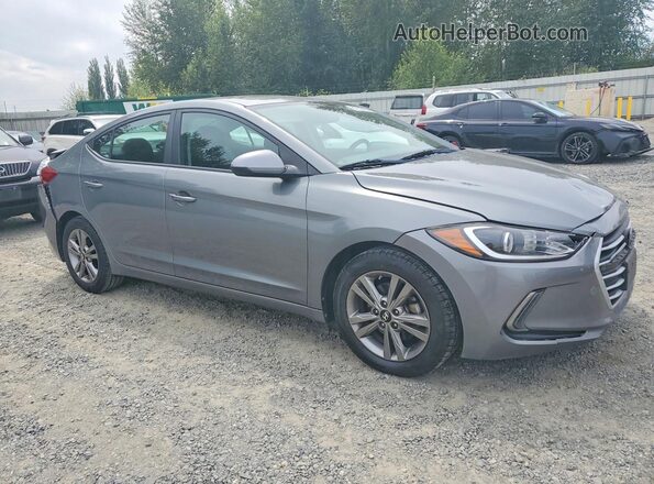 KMHD84LF5HU386755 2017 HYUNDAI ELANTRA Gray Передня права чверть