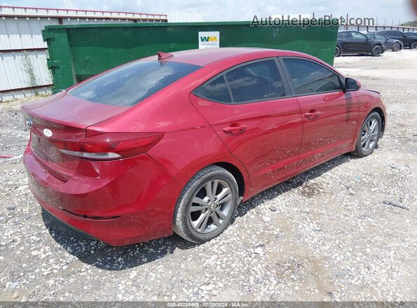 KMHD84LF5HU423402 2017 HYUNDAI ELANTRA Red Tył prawy