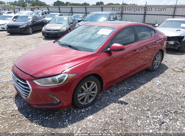 KMHD84LF5HU423402 2017 HYUNDAI ELANTRA Red Przód lewy