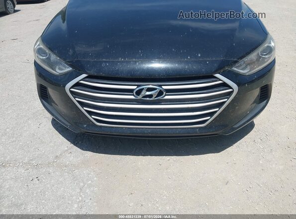 KMHD84LF5JU489454 2018 HYUNDAI ELANTRA Black Vista frontal
