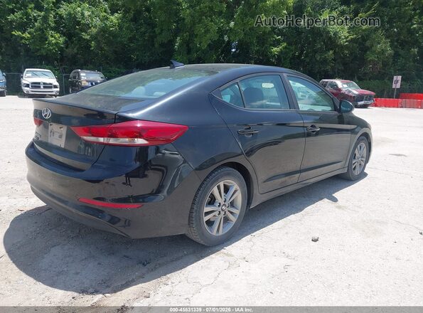 KMHD84LF5JU489454 2018 HYUNDAI ELANTRA Black Trasero derecho
