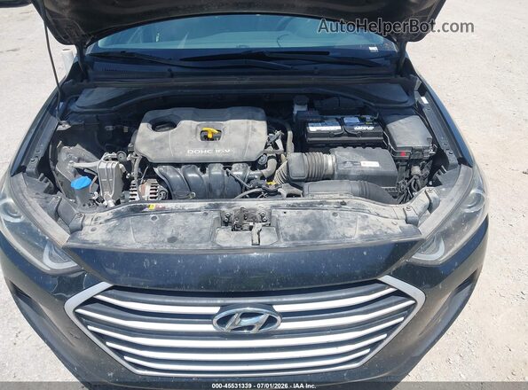 KMHD84LF5JU489454 2018 HYUNDAI ELANTRA Black Vista trasera