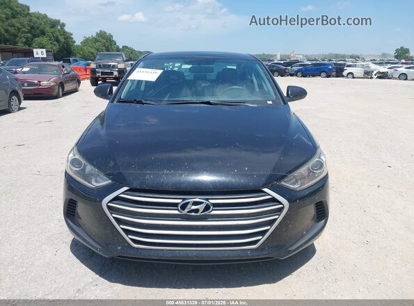 KMHD84LF5JU489454 2018 HYUNDAI ELANTRA Black Vista del cuadro de instrumentos
