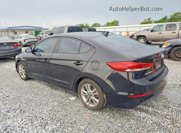 KMHD84LF5JU504230 2018 HYUNDAI ELANTRA Black Задня ліва чверть
