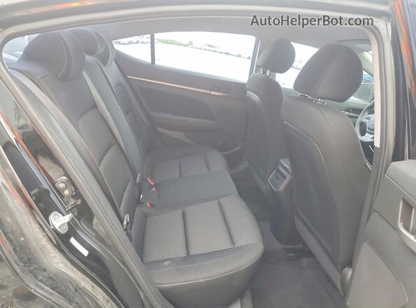 KMHD84LF5JU504230 2018 HYUNDAI ELANTRA Black Вид задніх сидінь