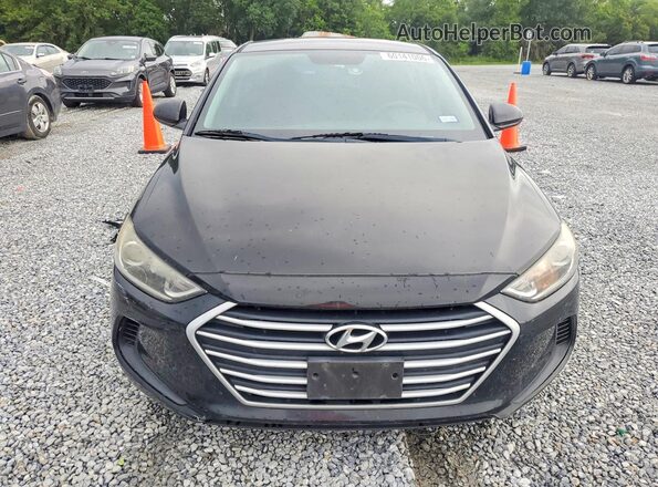 KMHD84LF5JU504230 2018 HYUNDAI ELANTRA Black Вид спереду