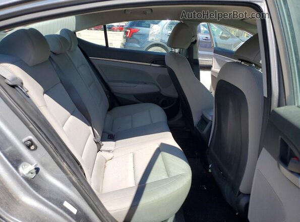 KMHD84LF5JU553640 2018 HYUNDAI ELANTRA Gray Vista de los asientos traseros