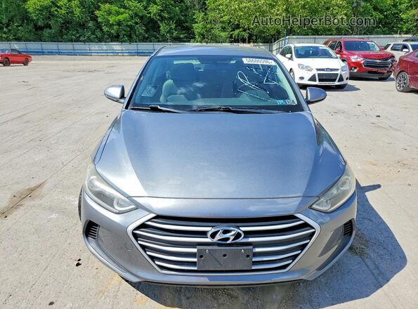 KMHD84LF5JU553640 2018 HYUNDAI ELANTRA Gray Vista frontal