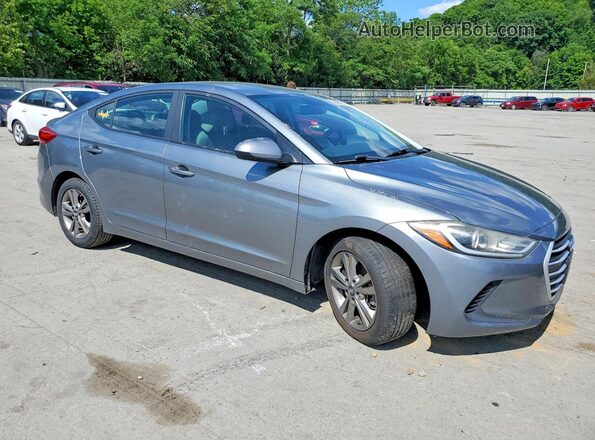 KMHD84LF5JU553640 2018 HYUNDAI ELANTRA Gray Delantero derecho