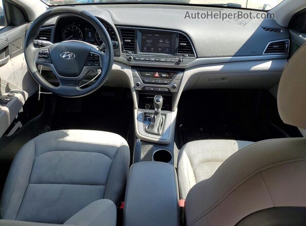 KMHD84LF5JU553640 2018 HYUNDAI ELANTRA Gray Vista del salpicadero