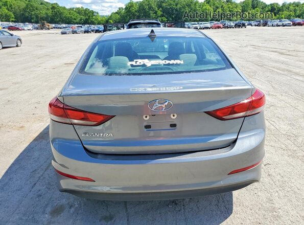 KMHD84LF5JU553640 2018 HYUNDAI ELANTRA Gray Vista trasera