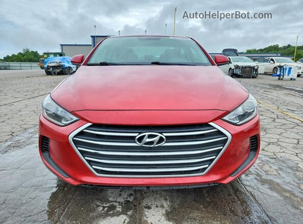 KMHD84LF5JU592440 2018 HYUNDAI ELANTRA Красный Вид спереди