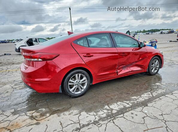 KMHD84LF5JU592440 2018 HYUNDAI ELANTRA Красный Задняя правая четверть