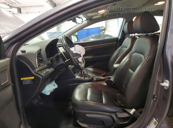 KMHD84LF5JU689315 2018 HYUNDAI ELANTRA Gray Սալոնի դիմացի տեսք