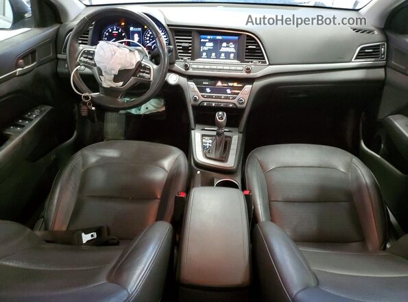 KMHD84LF5JU689315 2018 HYUNDAI ELANTRA Gray Առջևի վահանակի տեսք