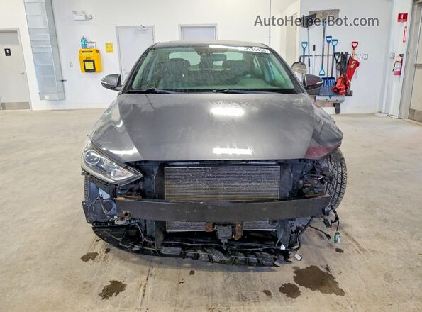 KMHD84LF5JU689315 2018 HYUNDAI ELANTRA Gray Դիմացի տեսք