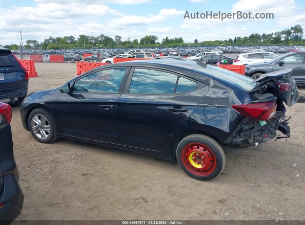 KMHD84LF5KU767688 2019 HYUNDAI ELANTRA Black Սալոնի 360 աստիճան տեսք
