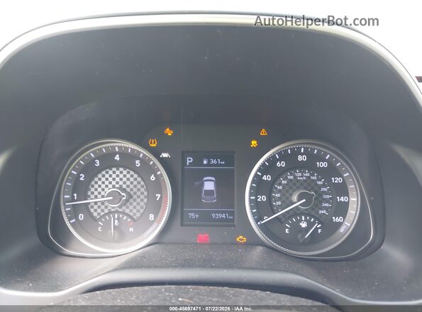 KMHD84LF5KU767688 2019 HYUNDAI ELANTRA Black Հետևի նստատեղերի տեսք