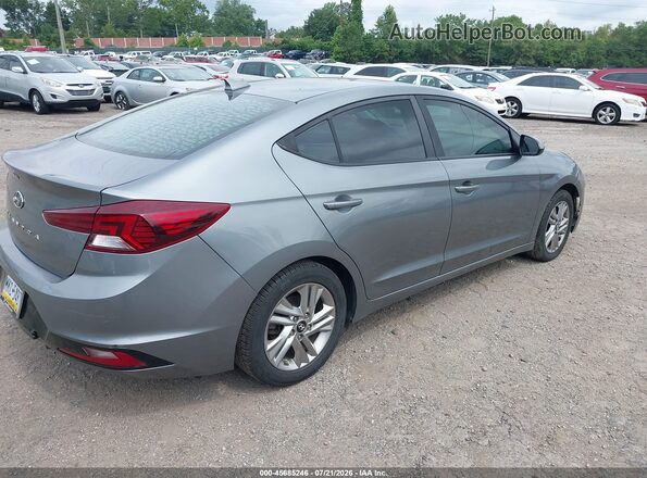 KMHD84LF5KU810281 2019 HYUNDAI ELANTRA Серый Задняя правая четверть