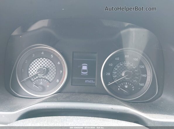 KMHD84LF5KU810281 2019 HYUNDAI ELANTRA Серый Вид задних сидений
