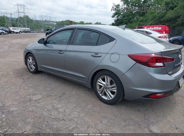 KMHD84LF5KU810281 2019 HYUNDAI ELANTRA Серый Задняя левая четверть