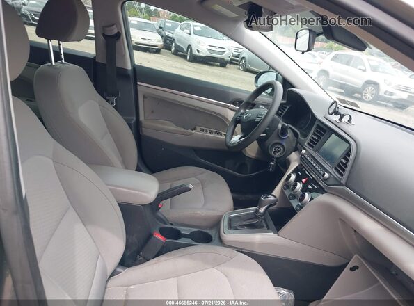 KMHD84LF5KU810281 2019 HYUNDAI ELANTRA Серый Вид салона спереди