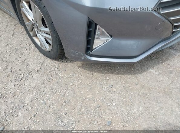 KMHD84LF5KU810281 2019 HYUNDAI ELANTRA Серый Вид спереди