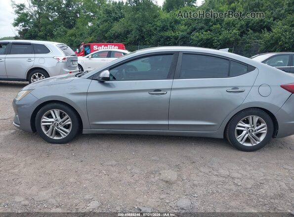 KMHD84LF5KU810281 2019 HYUNDAI ELANTRA Серый 