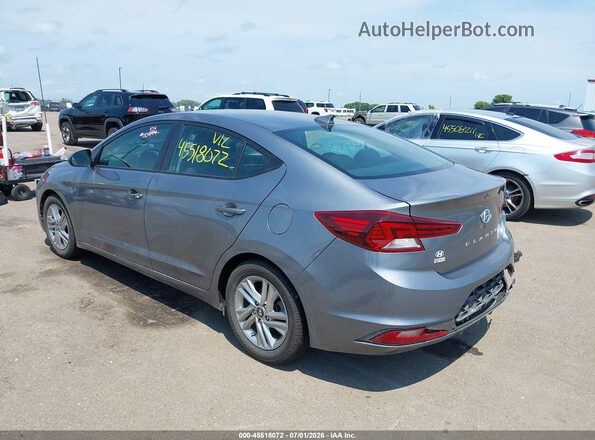 KMHD84LF5KU867595 2019 HYUNDAI ELANTRA Silver Հետևի ձախ