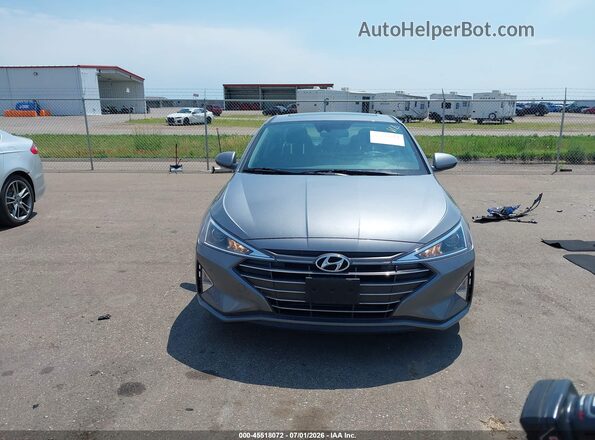 KMHD84LF5KU867595 2019 HYUNDAI ELANTRA Silver Սարքավորումների վահանակի տեսք