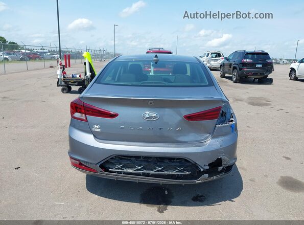 KMHD84LF5KU867595 2019 HYUNDAI ELANTRA Silver Դիմացի տեսք