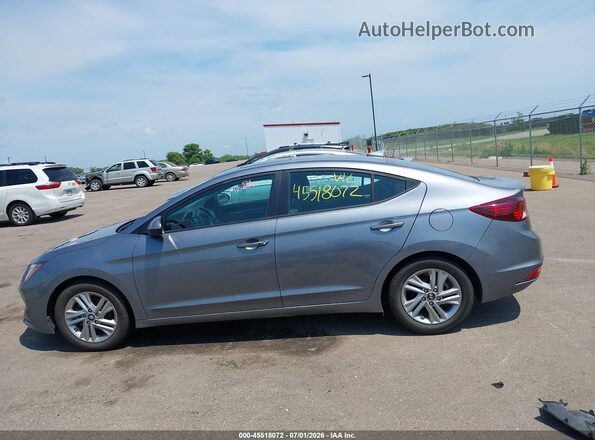 KMHD84LF5KU867595 2019 HYUNDAI ELANTRA Silver Սալոնի 360 աստիճան տեսք
