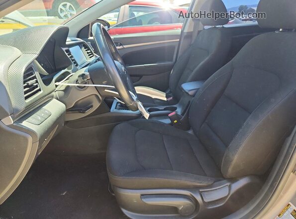 KMHD84LF5LU084035 2020 HYUNDAI ELANTRA Gray Вид салону спереду