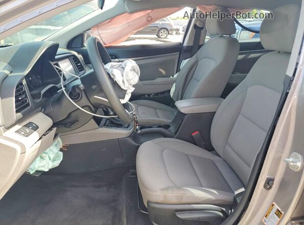 KMHD84LF5LU105269 2020 HYUNDAI ELANTRA Silver Вид салону спереду