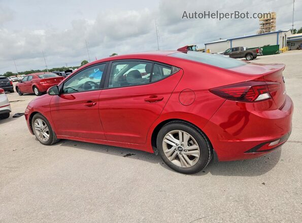 KMHD84LF5LU107734 2020 HYUNDAI ELANTRA Red Rear left