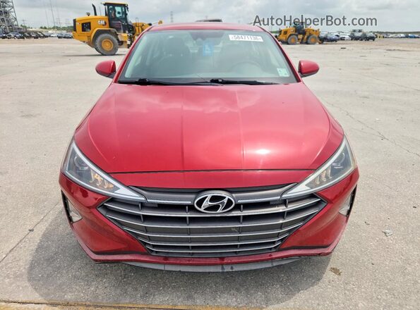 KMHD84LF5LU107734 2020 HYUNDAI ELANTRA Red Front view