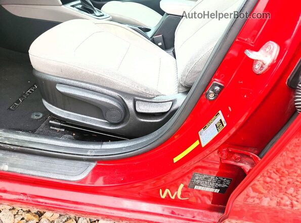 KMHD84LF5LU107734 2020 HYUNDAI ELANTRA Red Engine compartment view