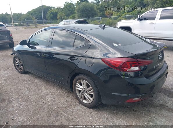 KMHD84LF5LU974759 2020 HYUNDAI ELANTRA Black Հետևի ձախ