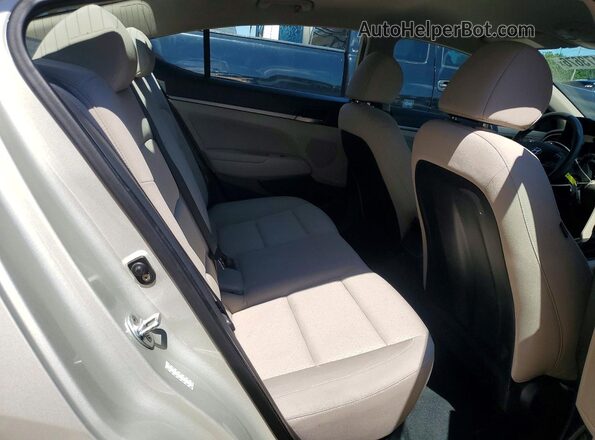 KMHD84LF6HU062651 2017 HYUNDAI ELANTRA Beige უკანა სავარძლების ხედი