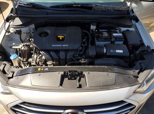KMHD84LF6HU062651 2017 HYUNDAI ELANTRA Beige უკანა სალონის ხედი