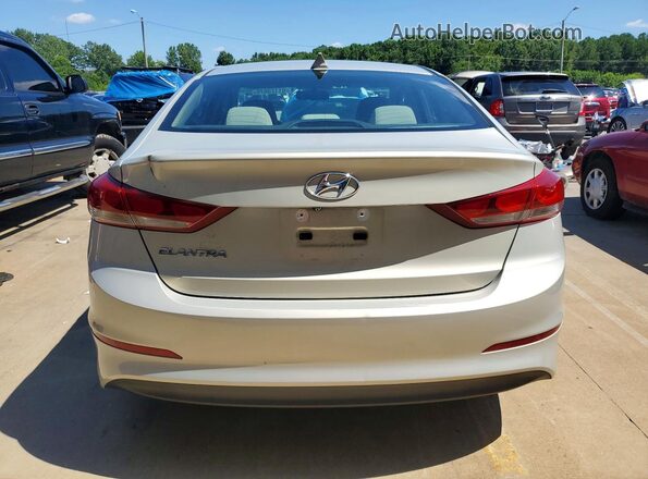 KMHD84LF6HU062651 2017 HYUNDAI ELANTRA Beige უკანა ხედი
