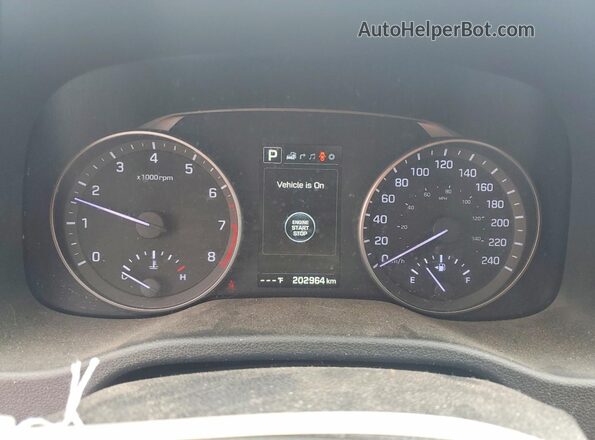 KMHD84LF6HU111055 2017 HYUNDAI ELANTRA Blue ხელსაწყოთა პანელის ხედი